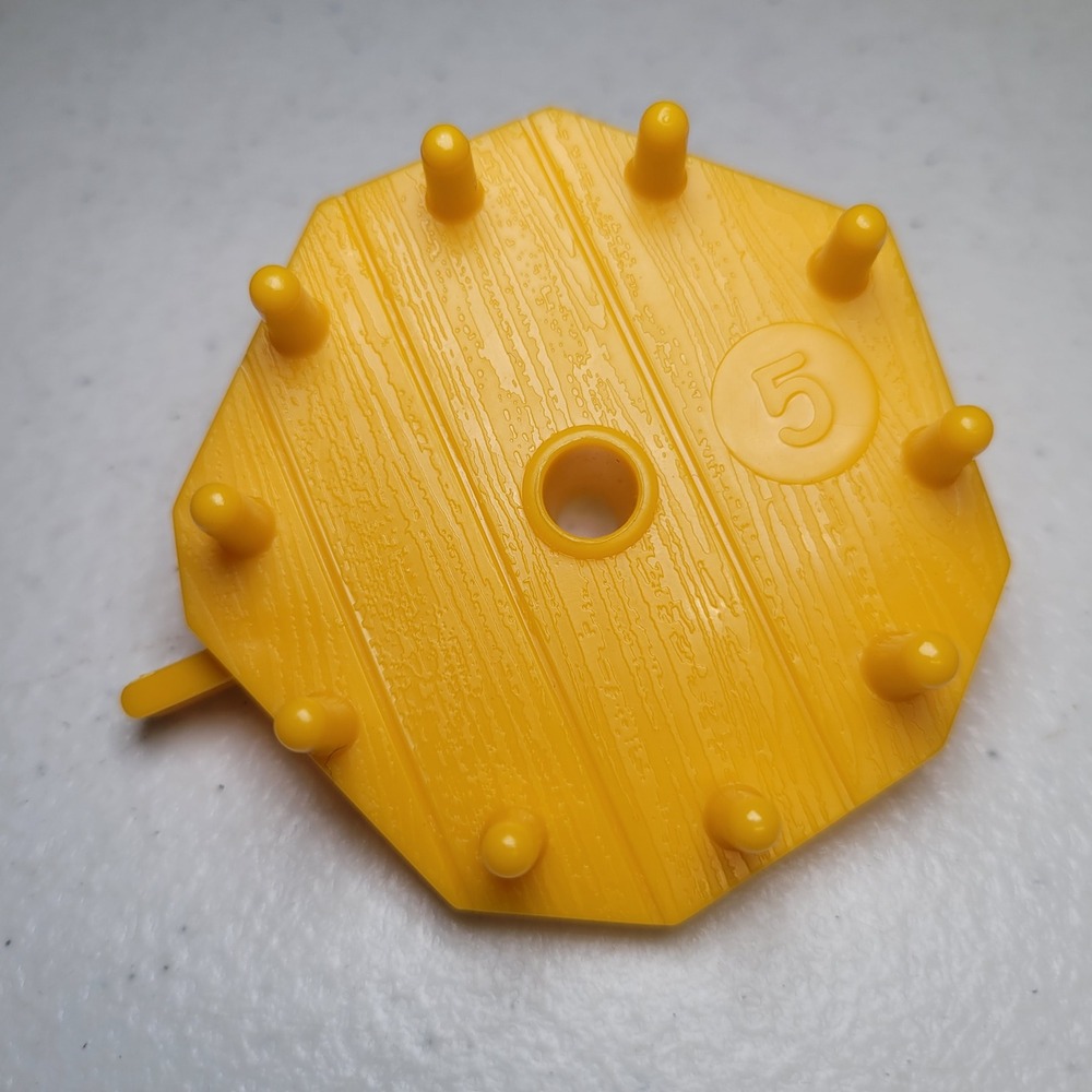 2004 Mouse Trap Replacement Piece Yellow Gear 5